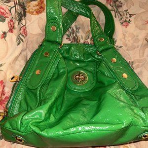Marc by Marc Jacobs patent leather Kelly green bag